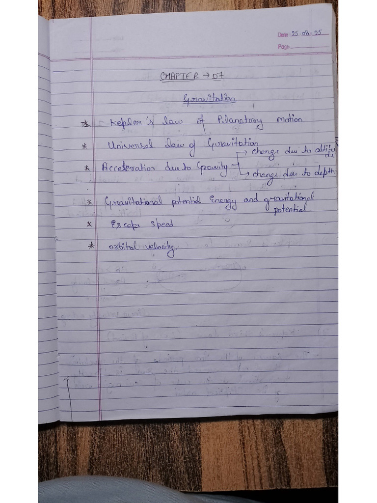 CH 7 Physics Complete Notes Only | PDF