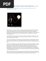 How Much Water Does It Take to Make Electricity