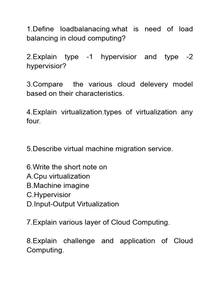 Cloud Computing Concepts and Virtualization | PDF