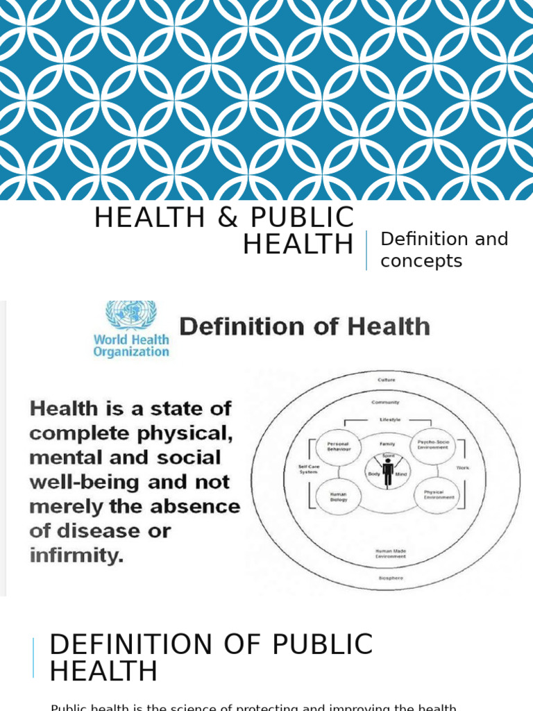 Understanding Public Health Concepts | PDF | Public Health | Preventive ...