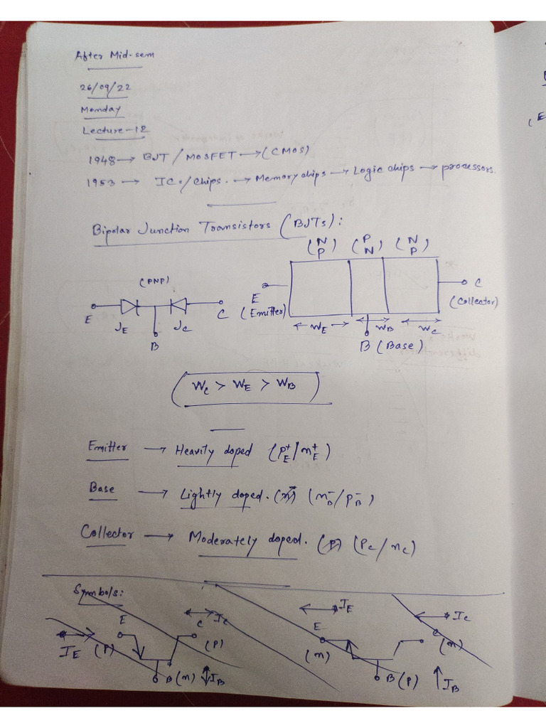 BJT Notes | PDF