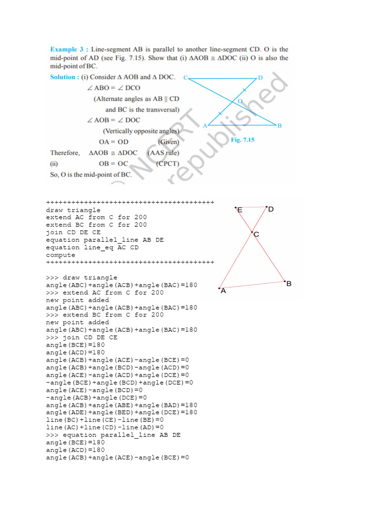 Triangle and Quadrilateral Geometry Computations | PDF | Geometric ...