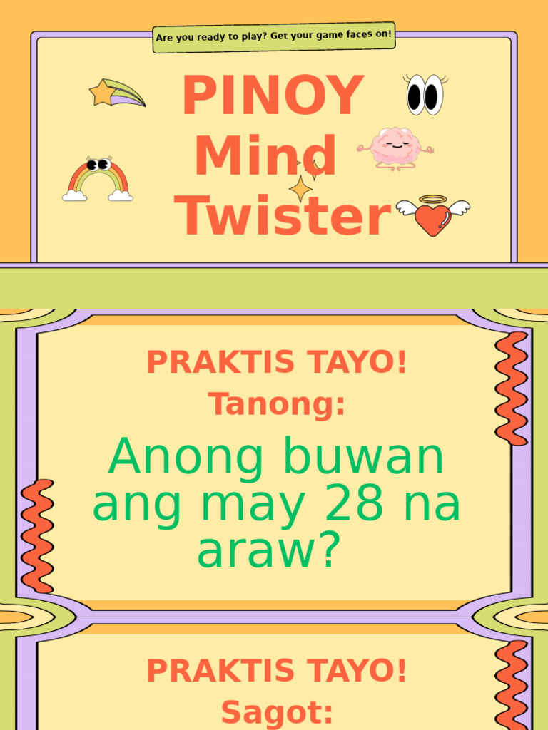 Pinoy Mind Twister | PDF