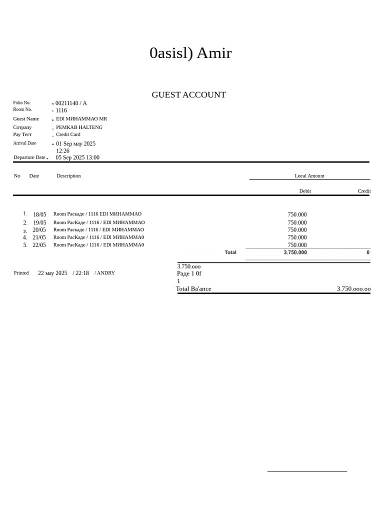 Invoice Edi Muhammad | PDF