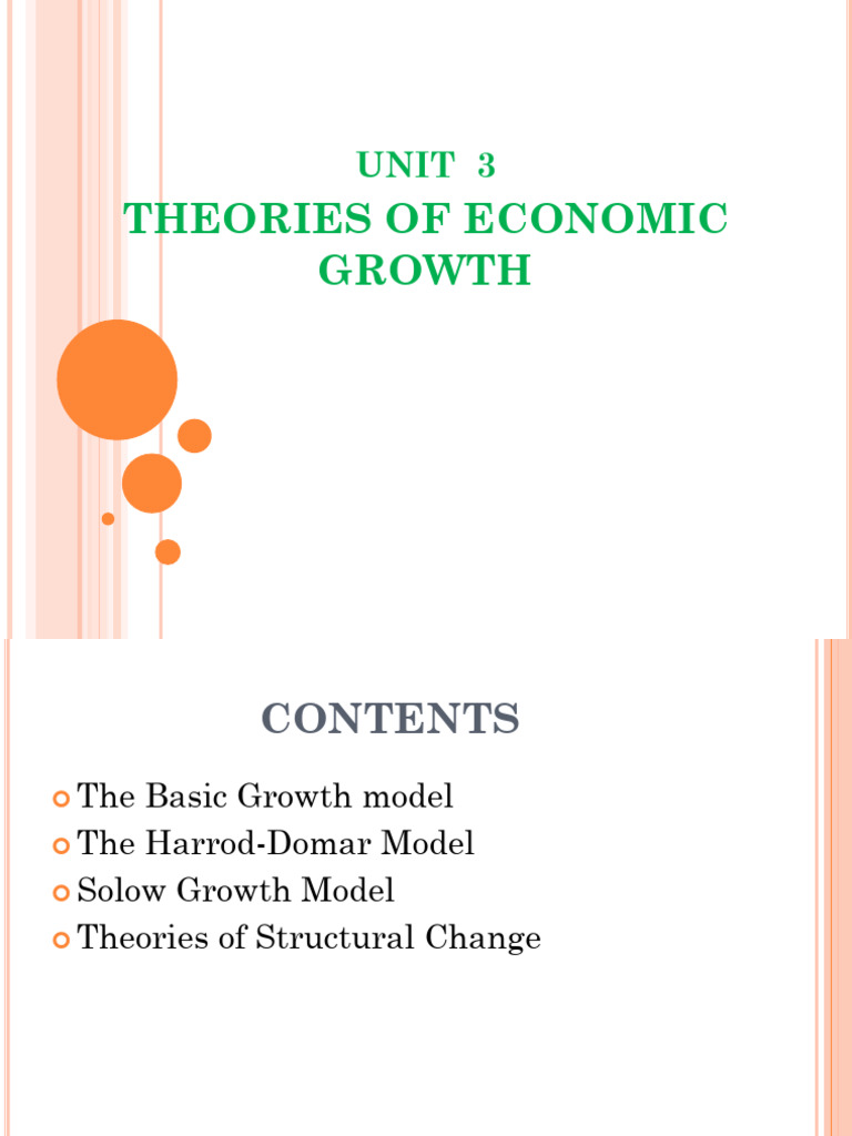 Theories of Economic Growth | PDF | Labour Economics | Economic Growth