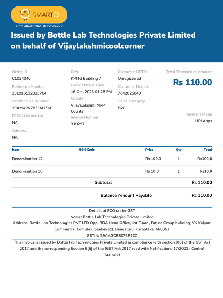 Invoice C1024040 | PDF