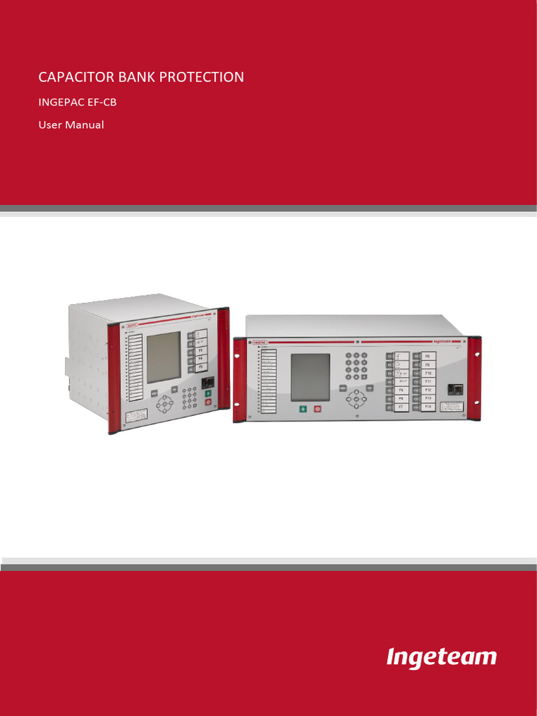 Capacitor Bank Protection User Manual | PDF | Power Supply | Computing