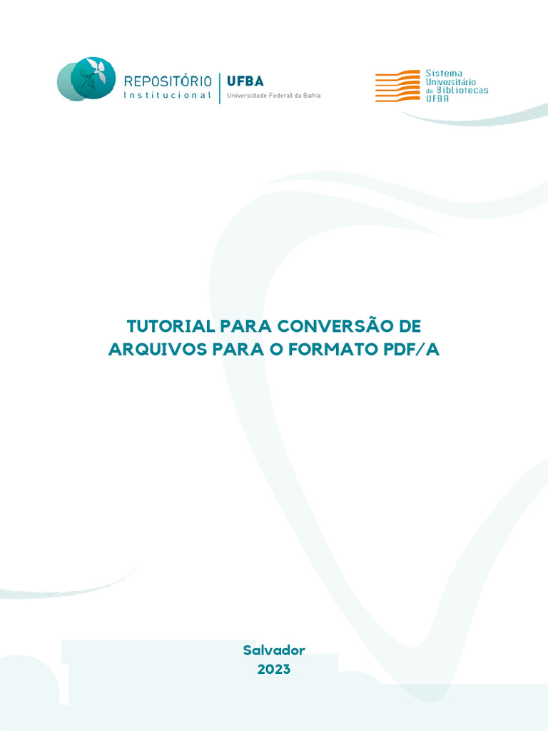 Como Converter Arquivos para PDF/A | PDF | Programas | Informática