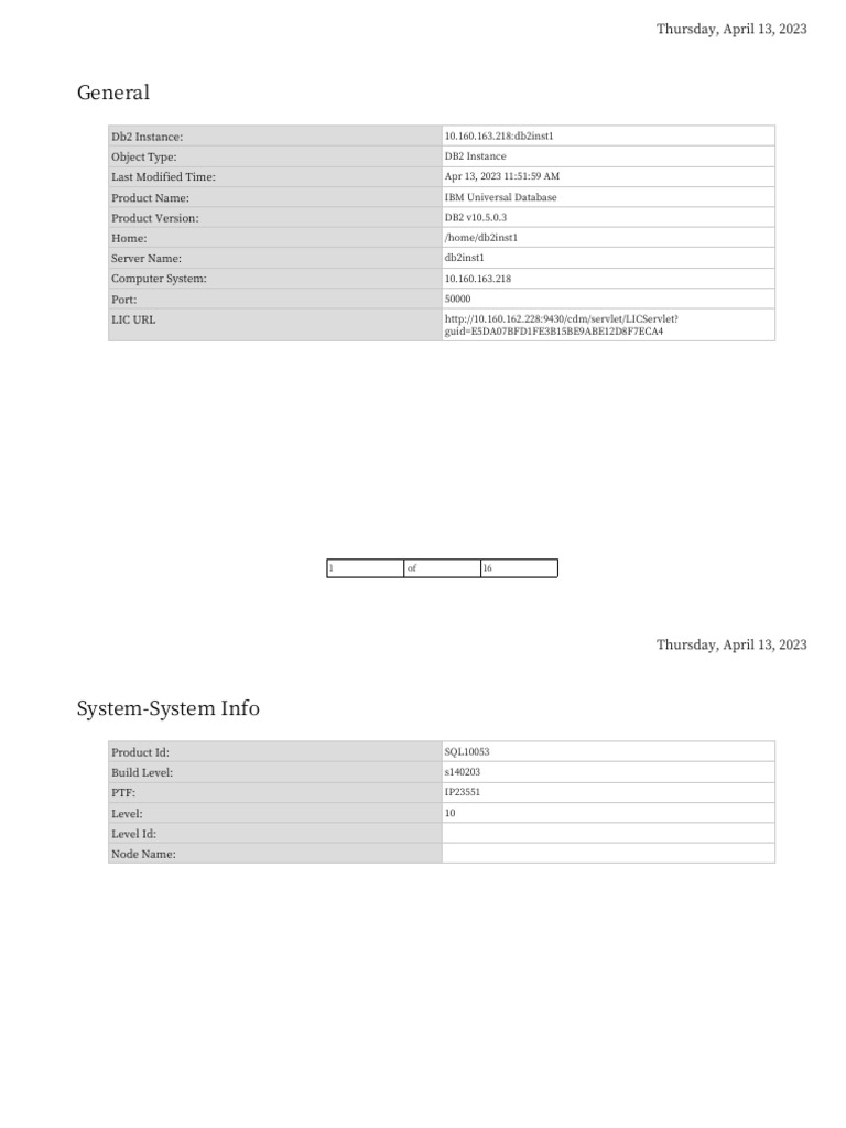 General | PDF | Ibm Db2 | Transport Layer Security