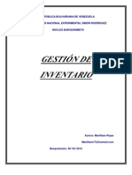 Gestión de Inventario