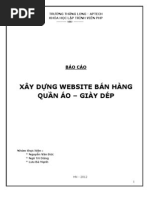 Download Bo co  ti Web bn hng qun o giy dp PHP - Aptech by tridung12a10 SN91737023 doc pdf