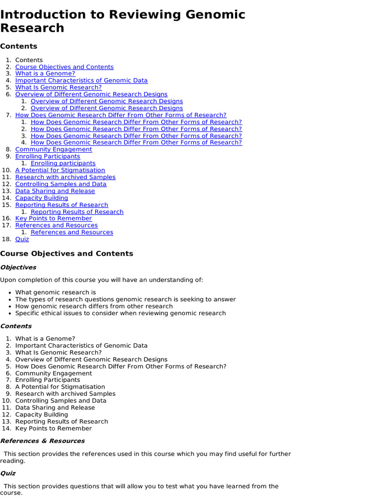 Understanding Genomic Research Basics | PDF | Single Nucleotide ...