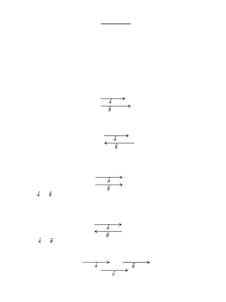 Understanding Vector Types and Properties | PDF | Rotation Around A ...