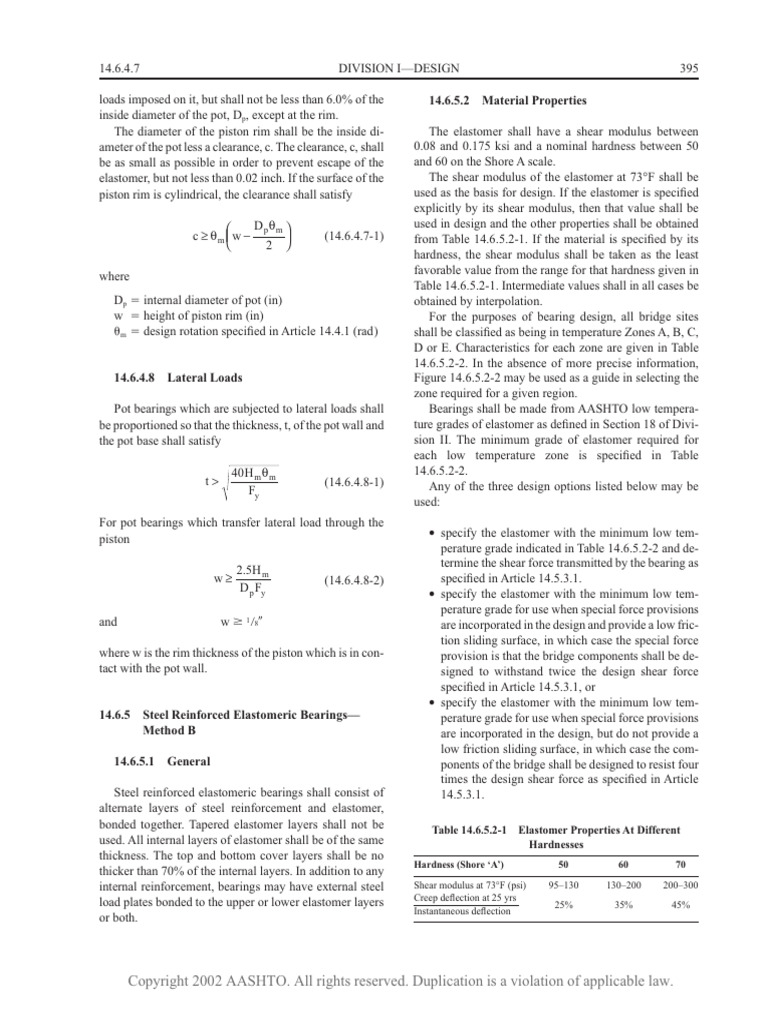 Steel Reinforced Elastomer Design | PDF | Deformation (Engineering ...