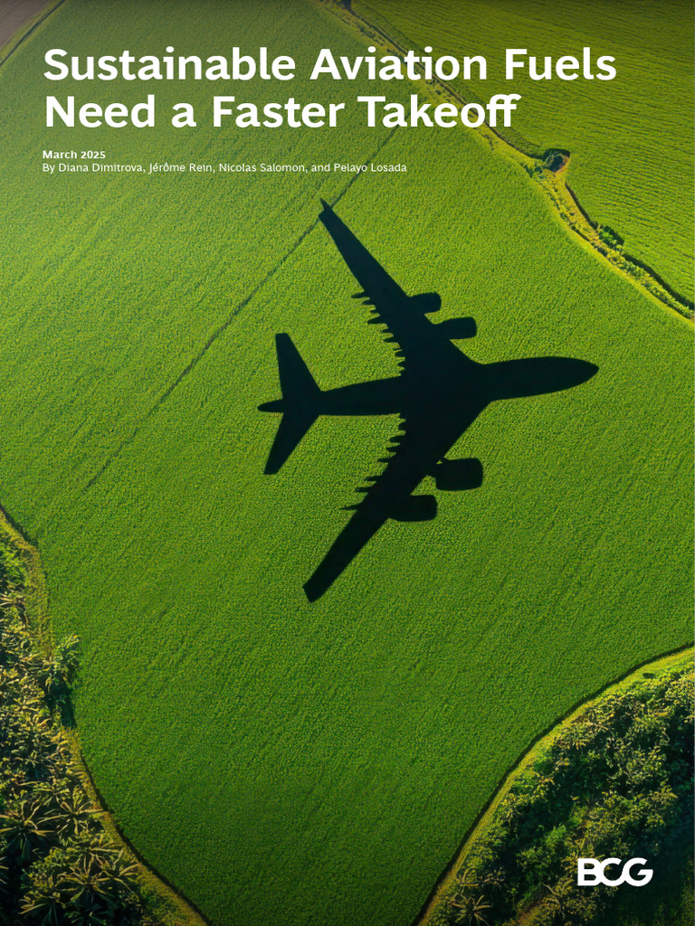 Accelerating Sustainable Aviation Fuel Adoption | PDF | Climate Change ...