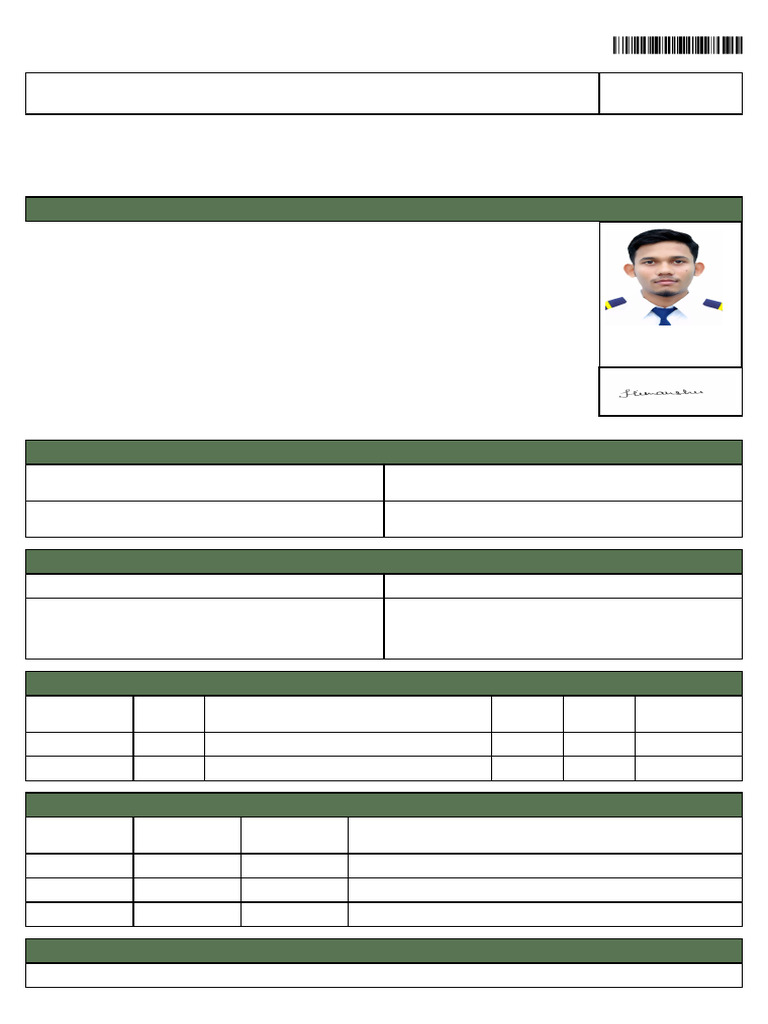 AME License Exam Application Form | PDF
