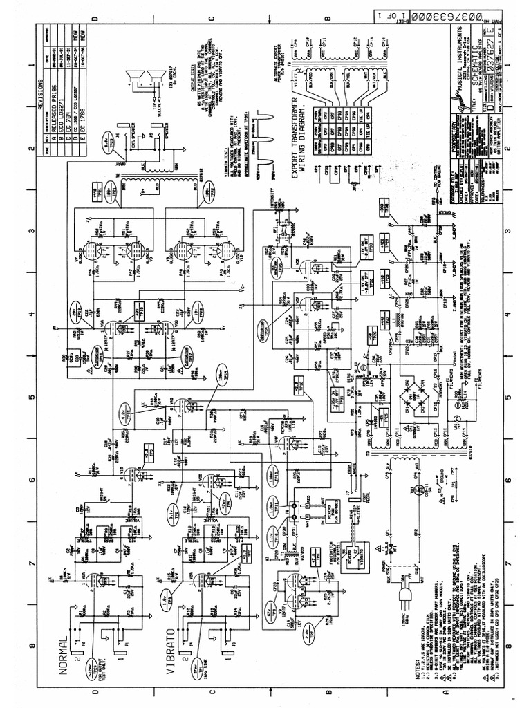 65 Twin Reverb Reissue Schematics | PDF