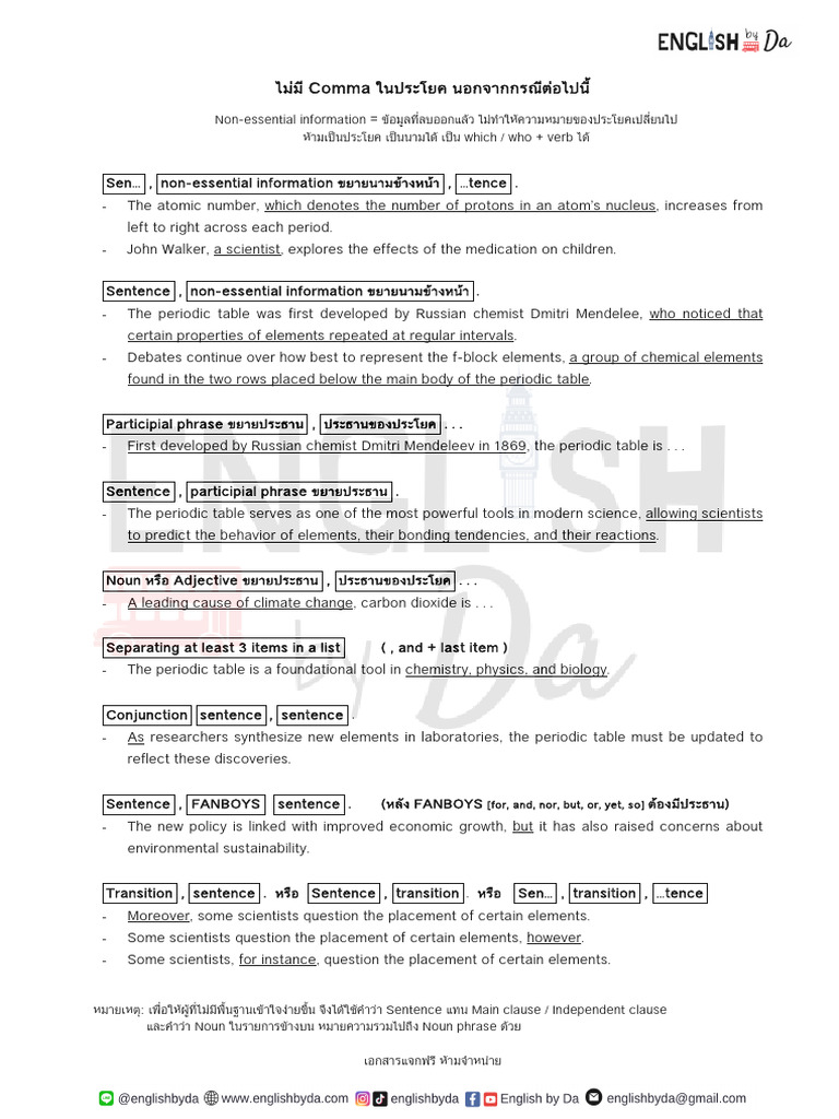 How To Use Comma | PDF