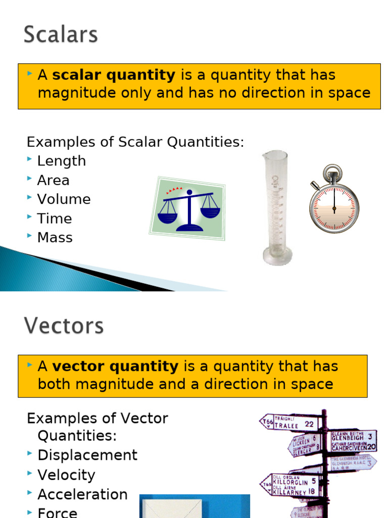 L2 VectorsandScalars | PDF | Euclidean Vector | Force