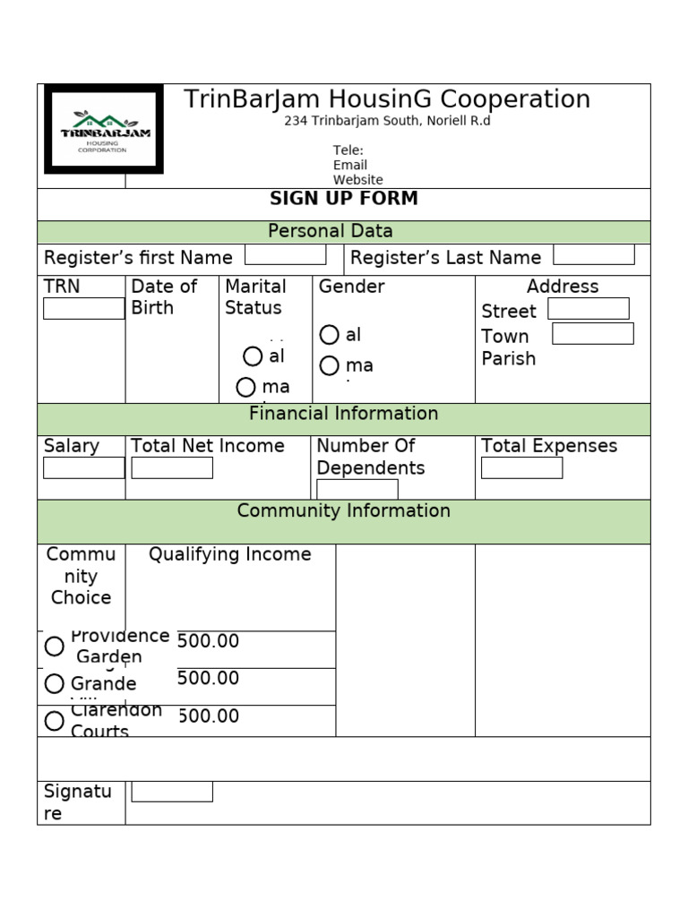 Trnabarjam Form | PDF
