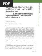 03. Investigaci%c3%b3n. La nueva generaci%c3%b3n de Reformas Procesales... Juan E. Vargas V