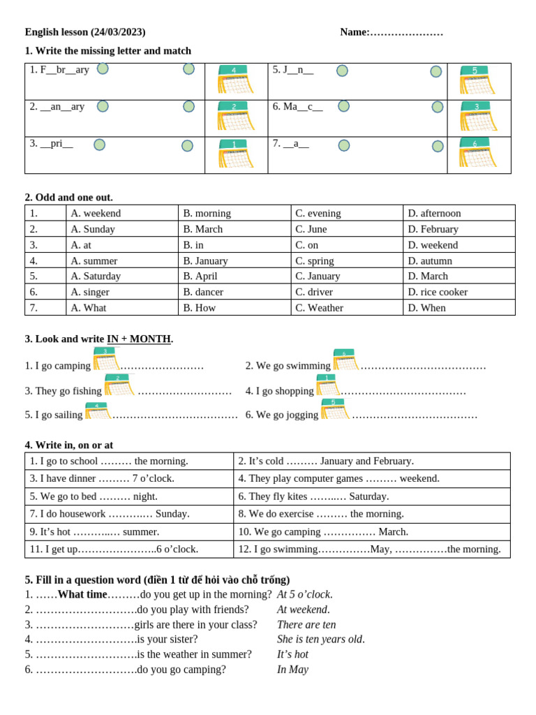 English Language Exercises for Kids | PDF | Chess | Chess Theory