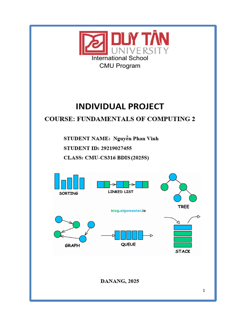 Computing Fundamentals Project Overview | PDF