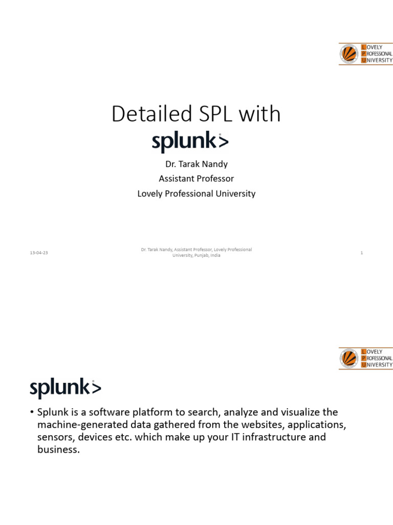 Data Analytics with Splunk 9.x Guide | PDF | Computing | Information ...