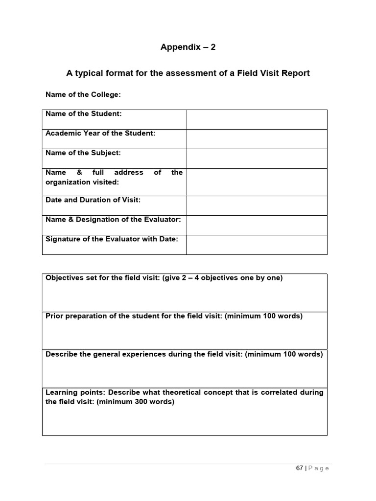 Field Report | PDF