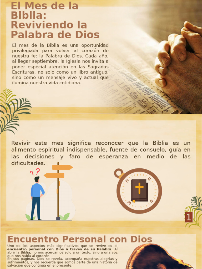 Reviviendo La Palabra de Dios | PDF | Biblia | Oración