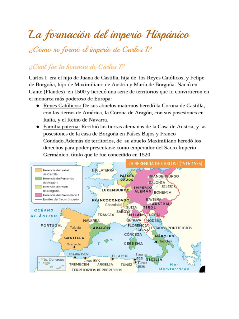 La Formación Del Imperio Hispánico - Documentos de Google | PDF