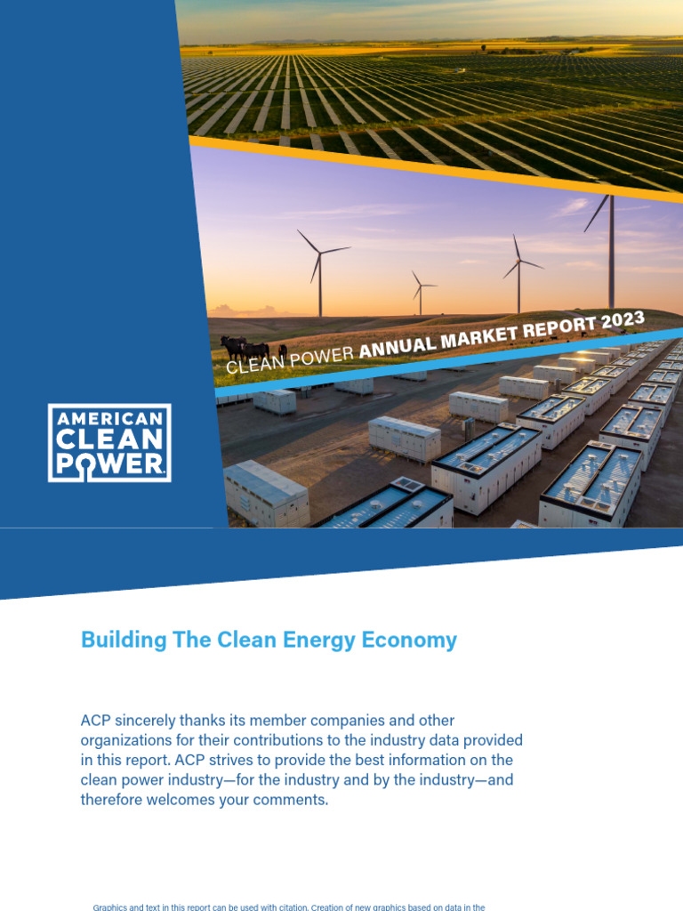 ACP 2023 Annual Report FINAL 3-6-24 Public Version | PDF | Wind Power ...