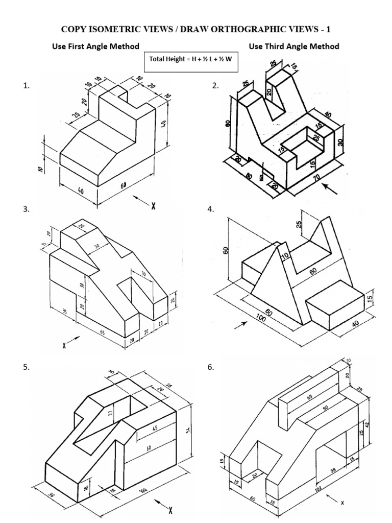 Iso - Ortho Views 1 | PDF