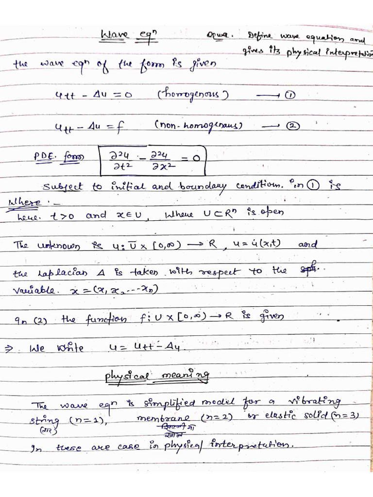 PDE 3rd Sem | PDF
