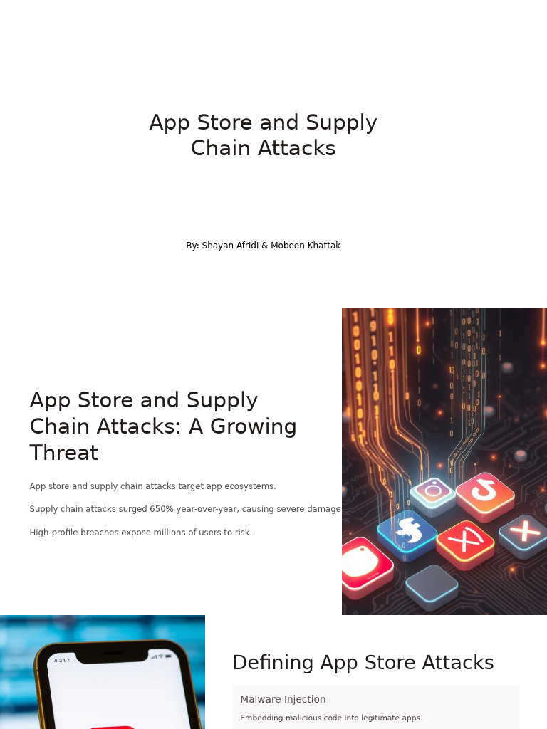 App Store & Supply Chain Attack Risks | PDF | Malware | Security