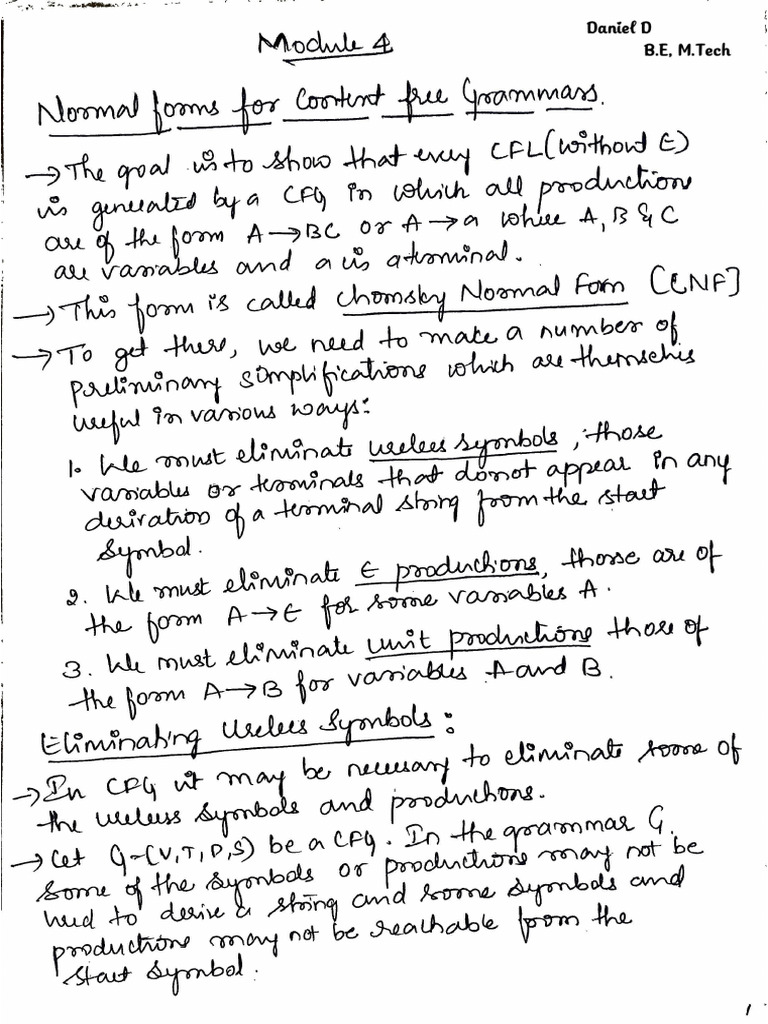 TOC Module 4 | PDF