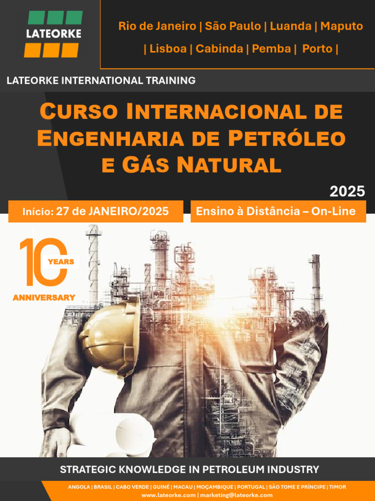 Curso Internacional de Engenharia de Petróleo | PDF | Poço de petróleo ...