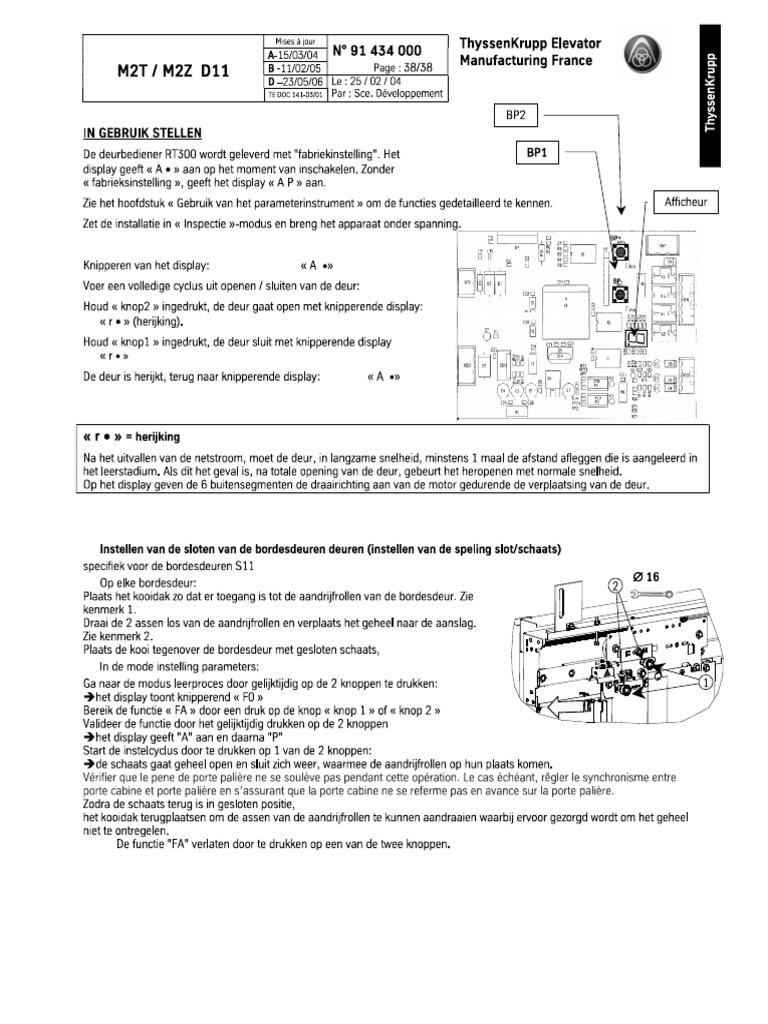 RT300 Nederlands | PDF