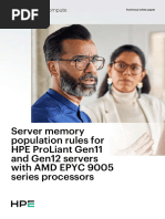 Server Memory Population Rules For HPE ProLiant Gen11 Servers With AMD ...
