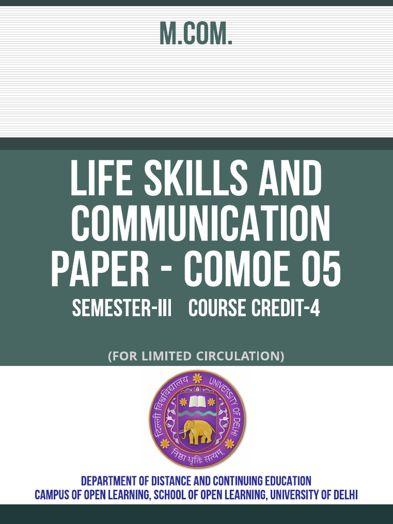 Life Skills and Communication Guide | PDF | Materialism | Ontology