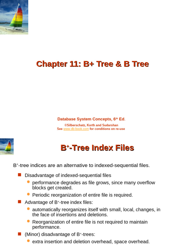 B+ Tree and B Tree Overview | PDF | Database Index | Data Management