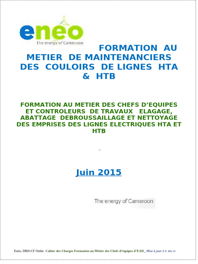 Formation Chefs d'Équipes EAD HTA/HTB | PDF