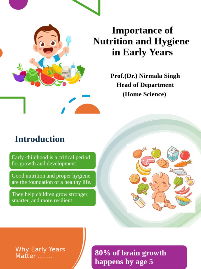 Nutrition and Hygiene in Early Childhood | PDF
