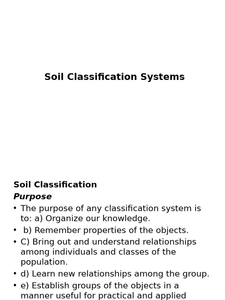 Soil Taxonomy: Classification Overview | PDF | Soil | Horticulture