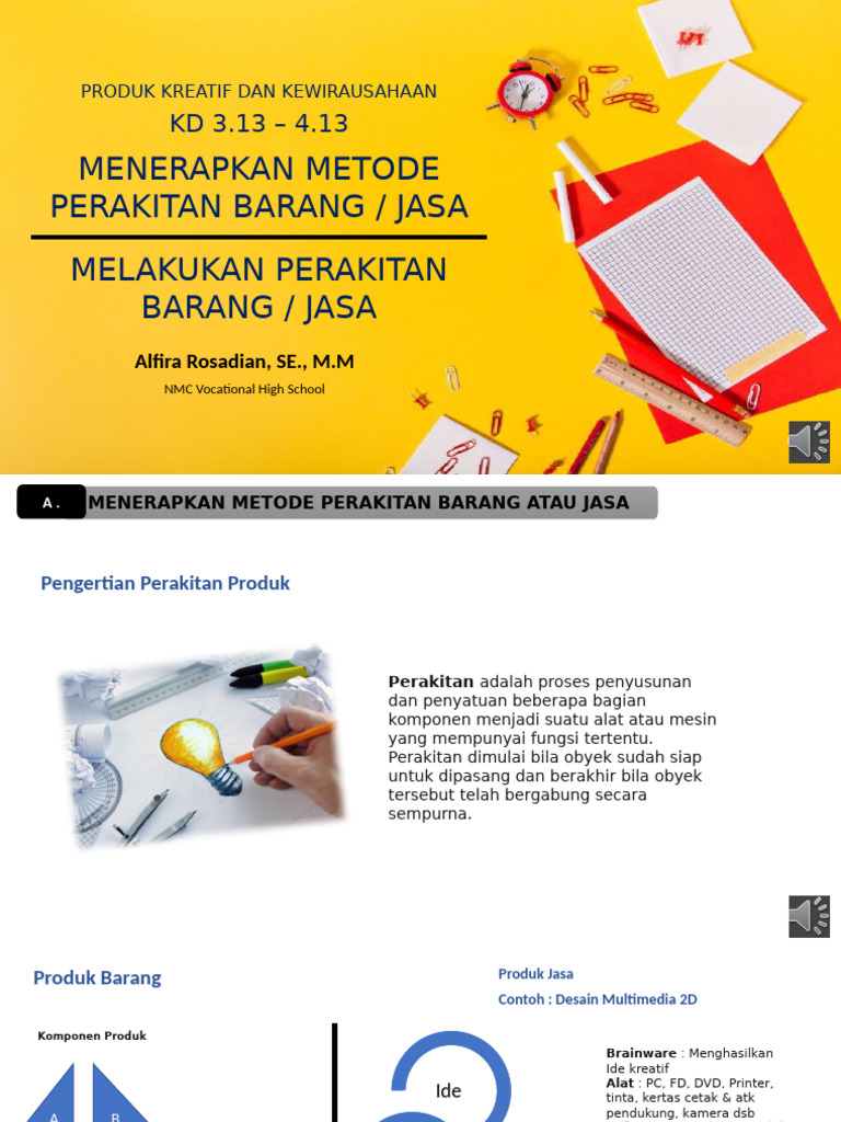 Metode dan Jenis Perakitan Produk Kreatif | PDF