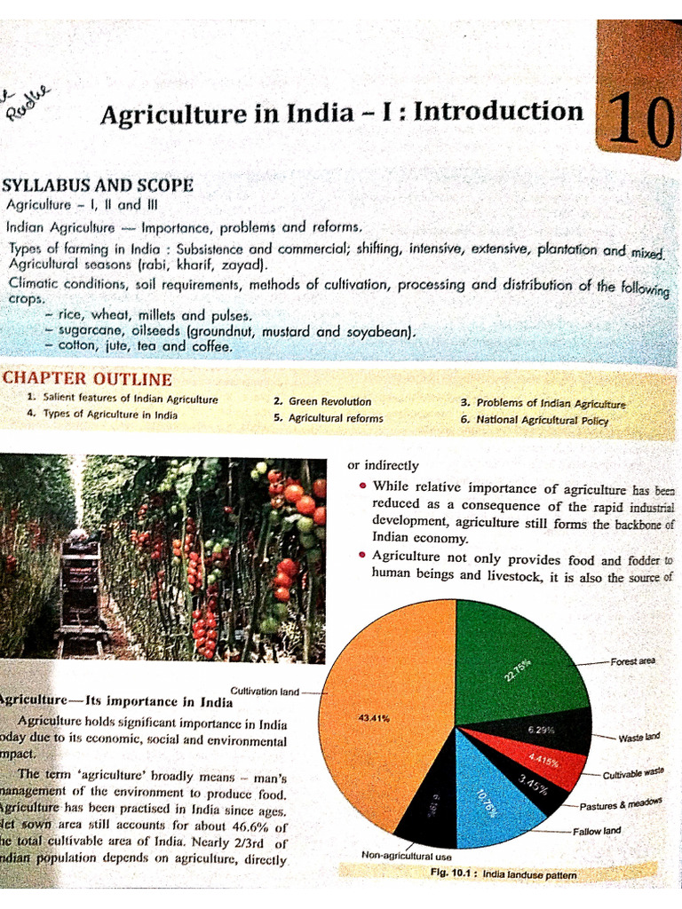 Agr. 1 | PDF | Agriculture | Crop Rotation