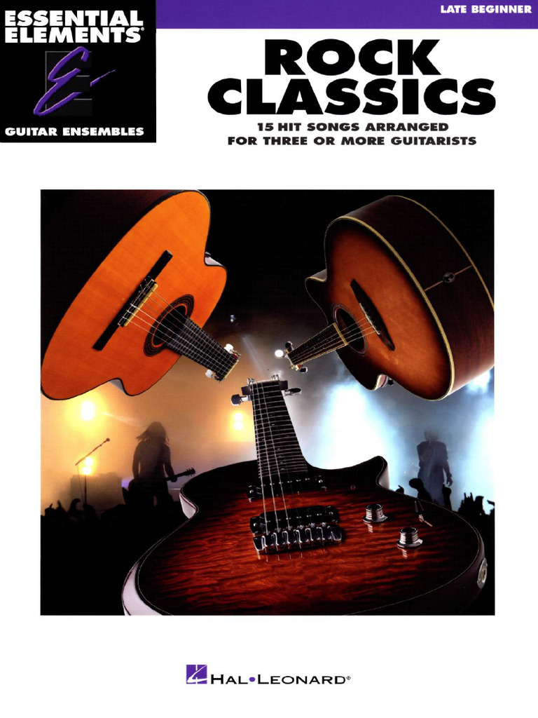 Adam Perlmutter - For 3 Guitars - Rock Classics | PDF