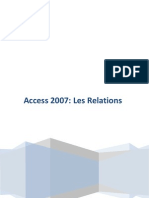 Access 2007 Les Relations