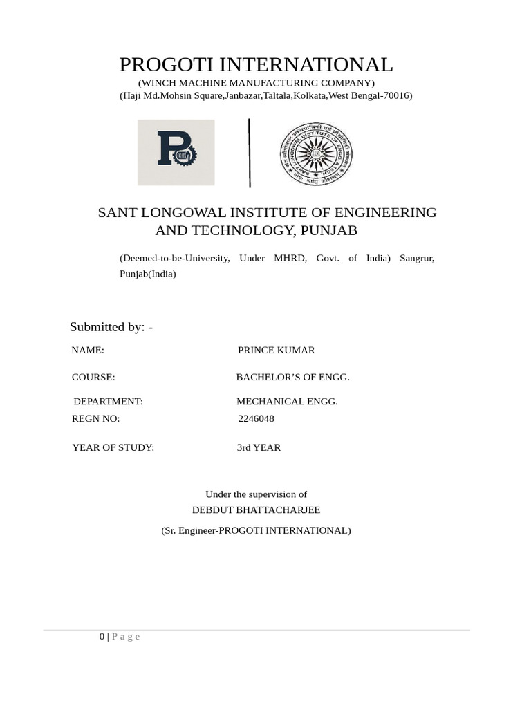 Progoti International 1 | PDF