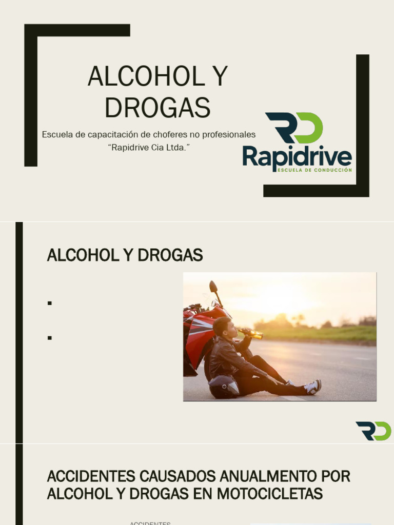 Efectos del Alcohol y Drogas en Conducción | PDF | Bebidas alcohólicas ...